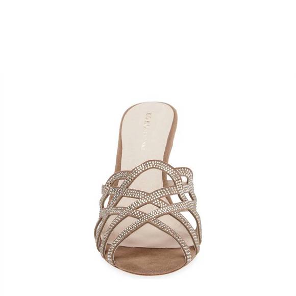 NEW KOKO + PALENKI women's savvy sandals in almond suede - Picture 4 of 4